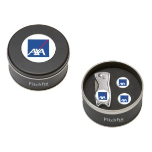 Classic Pitchfix Round Logod Tin