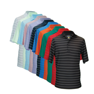 Greg Norman Micro Pique Stripe Polo 